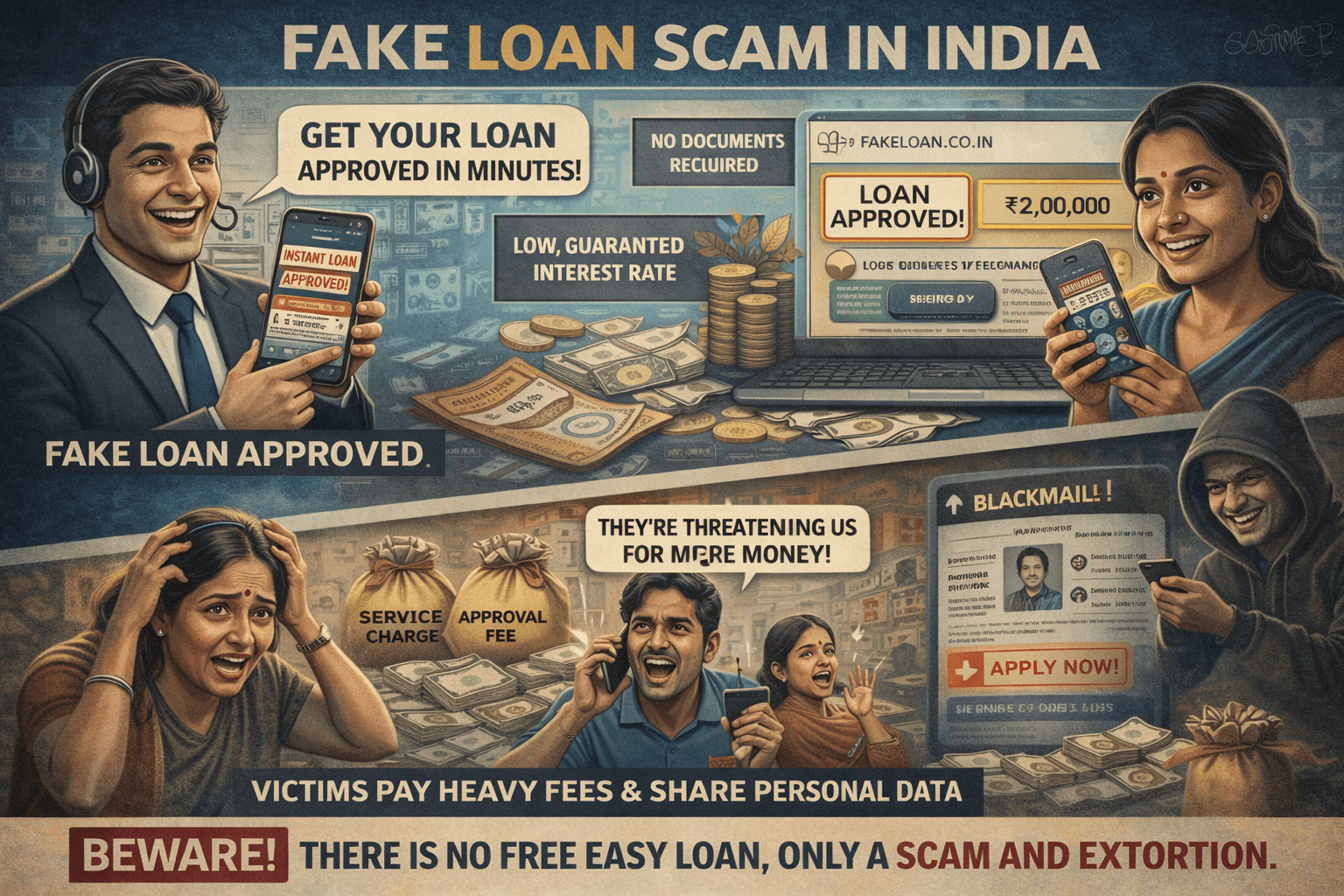 Fake Loan Scam in India